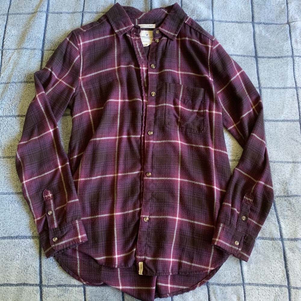 AEO boyfriend flannel shirt